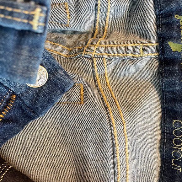 7 For All Mankind Skinny Bootcut dark blue jeans 28 - Picture 4 of 4